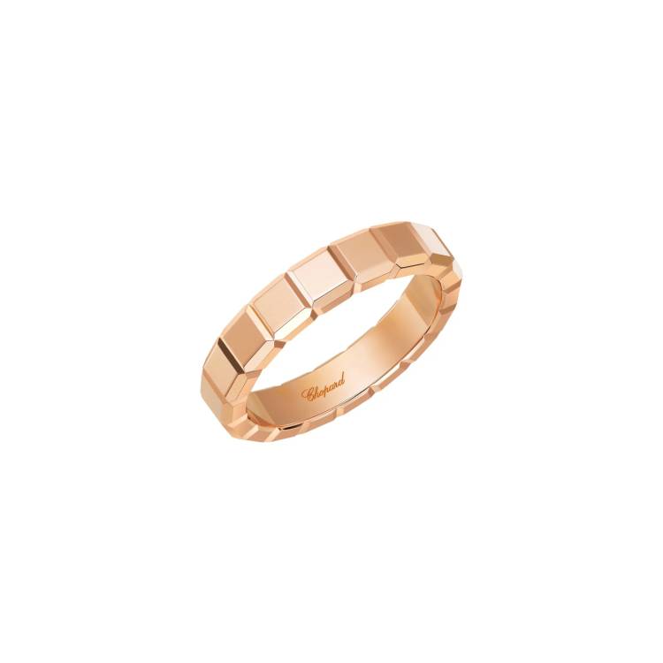 Chopard Ice Cube 18ct Rose Gold Medium Ring - 58