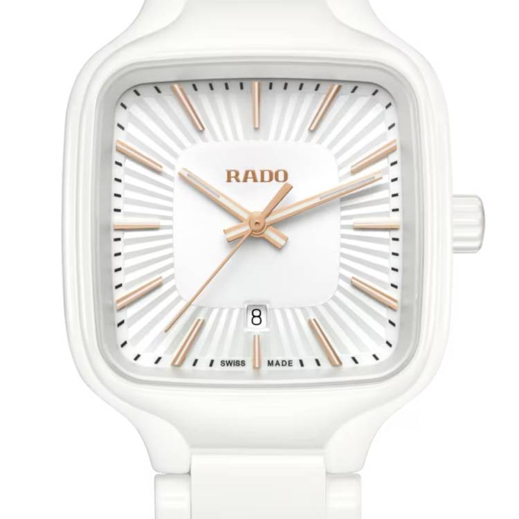 Rado Watch True Square Creamic White Ladies