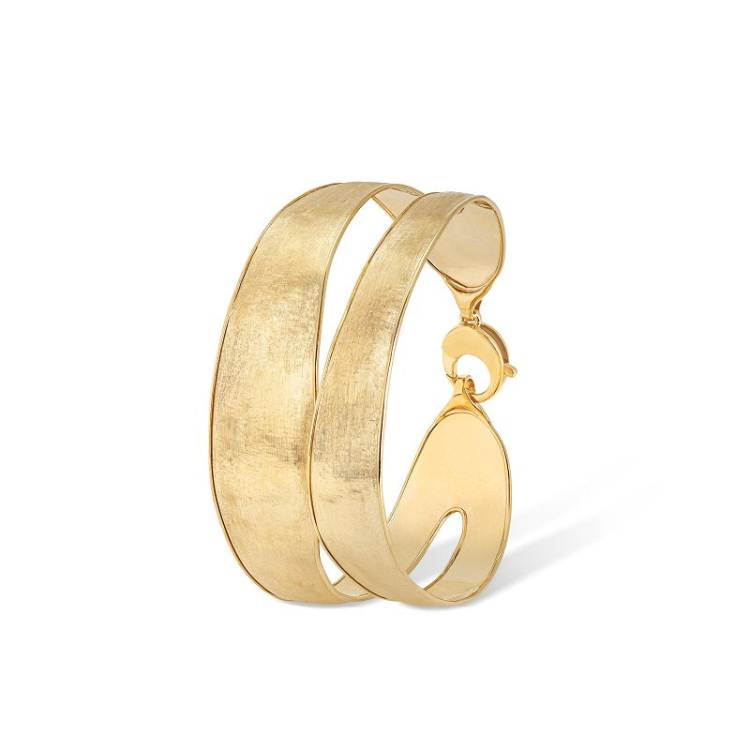 Marco Bicego Lunaria 18ct Yellow Gold Split Bangle - Yellow Gold