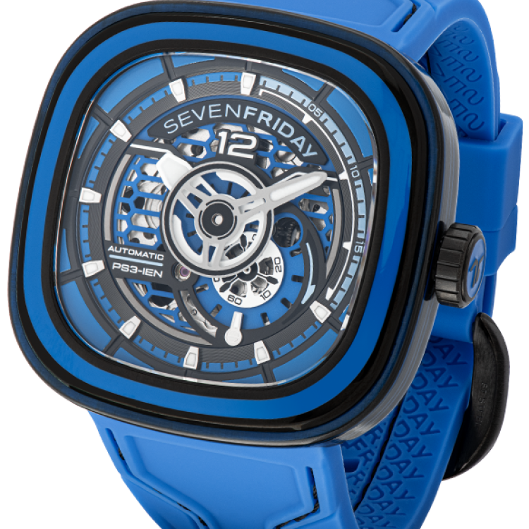 SevenFriday Watch PS3/04 Chromatic Carbon Blue