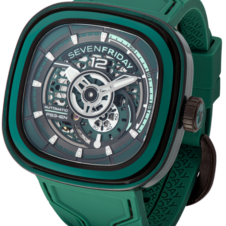 SevenFriday Watch PS3/05 Chromatic Carbon Green