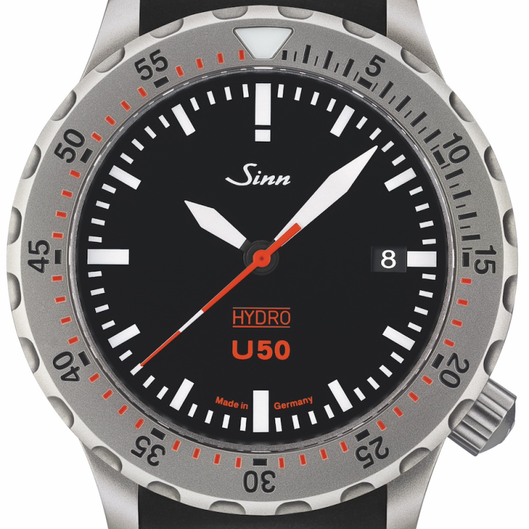 Sinn Watch U50 Hydro Silicone Black