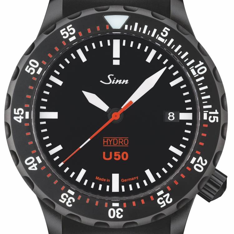 Sinn Watch U50 Hydro S Silicone Black