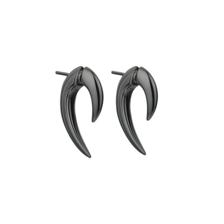 Shaun Leane Talon Sterling Silver Black Rhodium Earrings - Silver