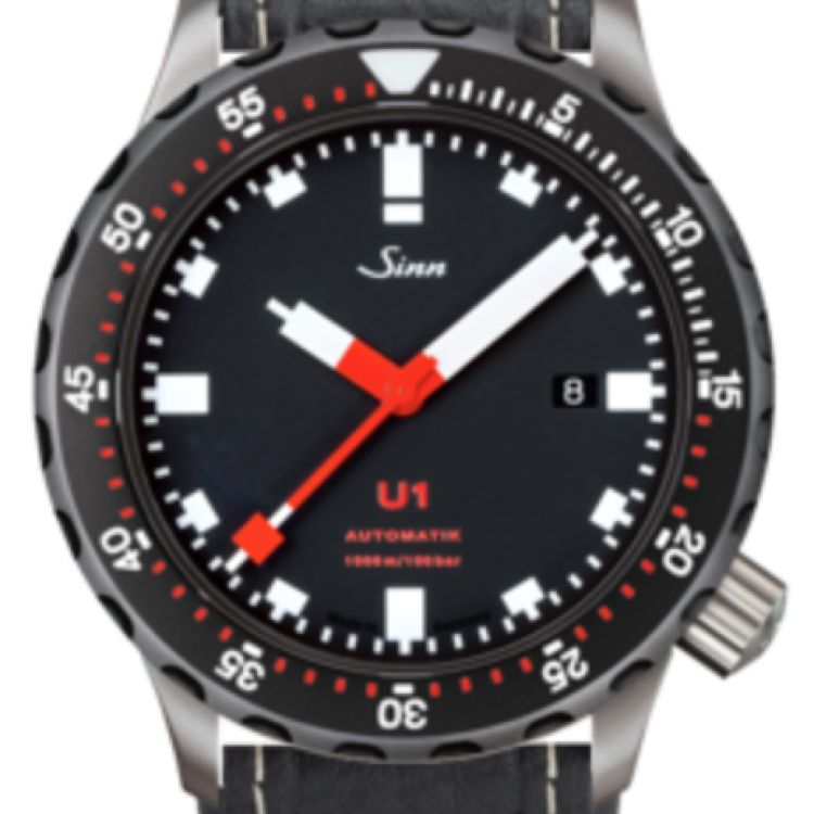 Sinn Watch U1 SDR Leather - Black