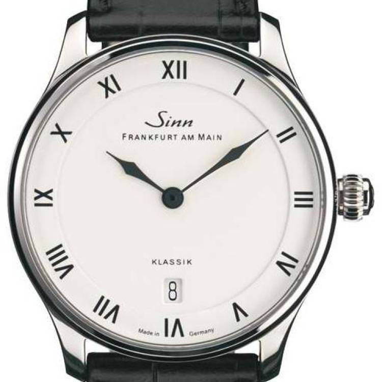 Sinn Watch 1736 Classic Alligator - White