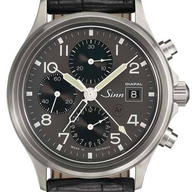 Sinn Watch 358 Diapal Alligator - Grey