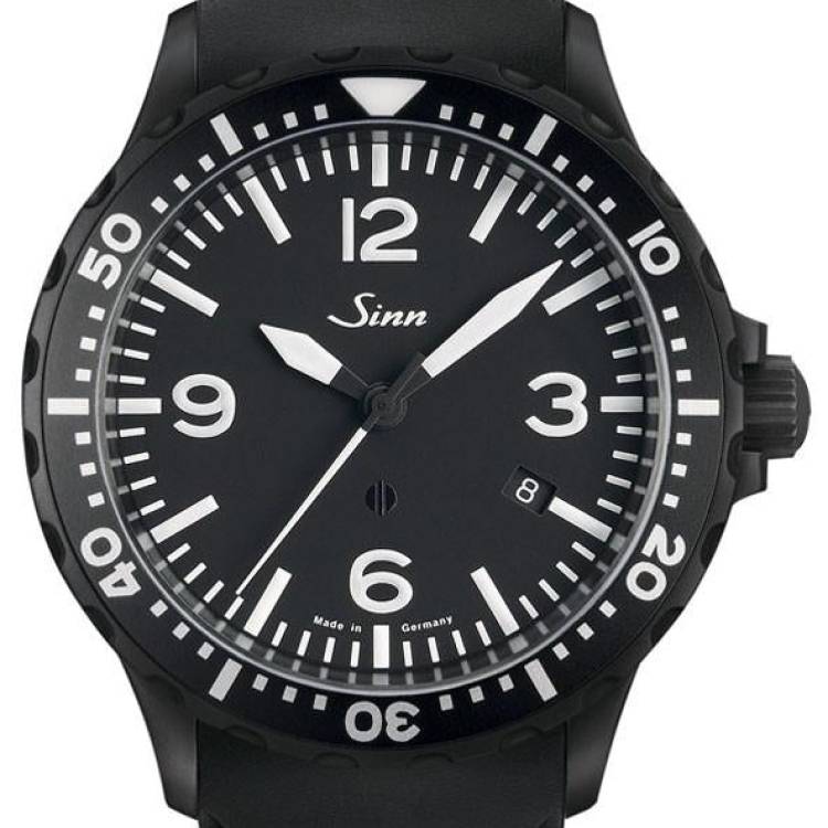 Sinn Watch 857 S Rubber - Black