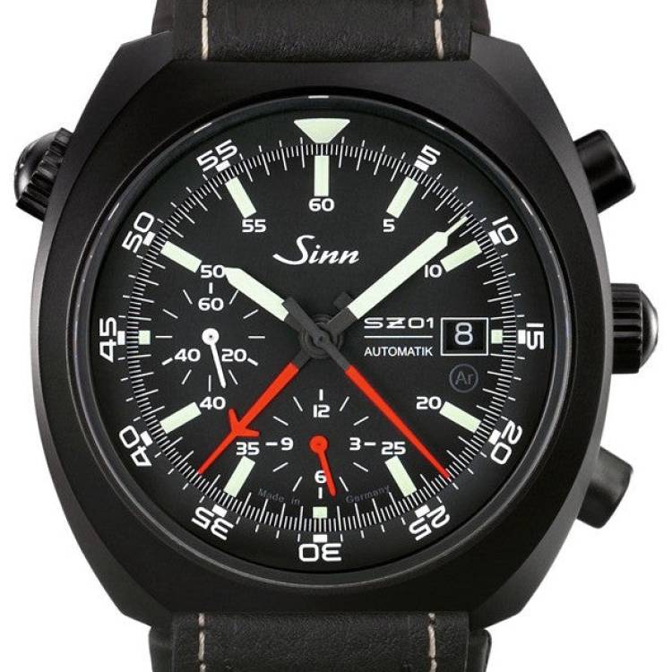 Sinn Watch 140 St S Leather Strap - Black