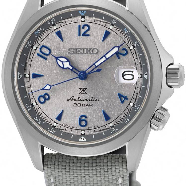 Seiko Watch Prospex Alpinist Rock Face Europe Exclusive Limited Edition - Silver