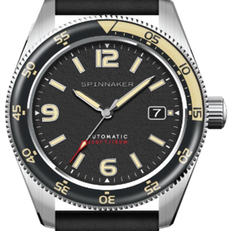 Spinnaker Watch Fleuss - Black