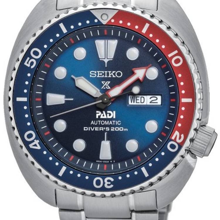 Seiko Watch Prospex PADI Turtle Mens - Blue