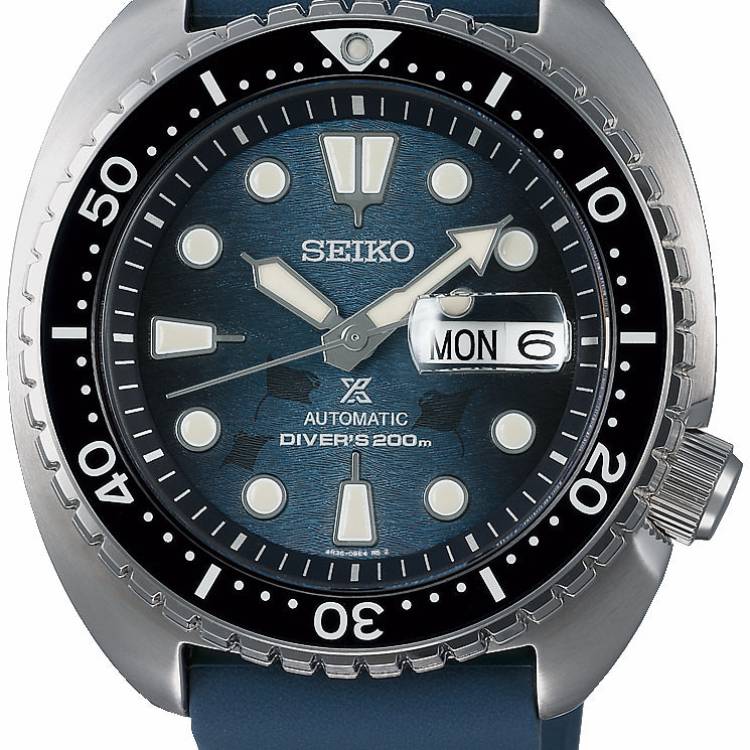 Seiko Watch Prospex Save The Ocean King Turtle Mens
