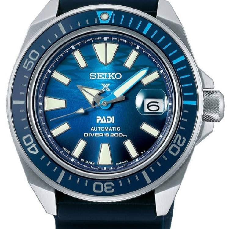 Seiko Watch Prospex Great Blue King Samurai PADI