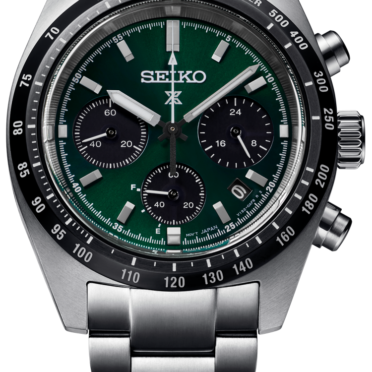 Seiko Watch Prospex Speedtimer Solar Chronograph Deep Green