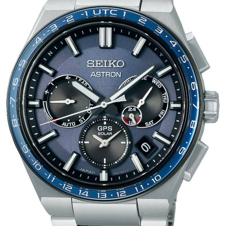 Seiko Astron Watch GPS Solar Solidity - Blue
