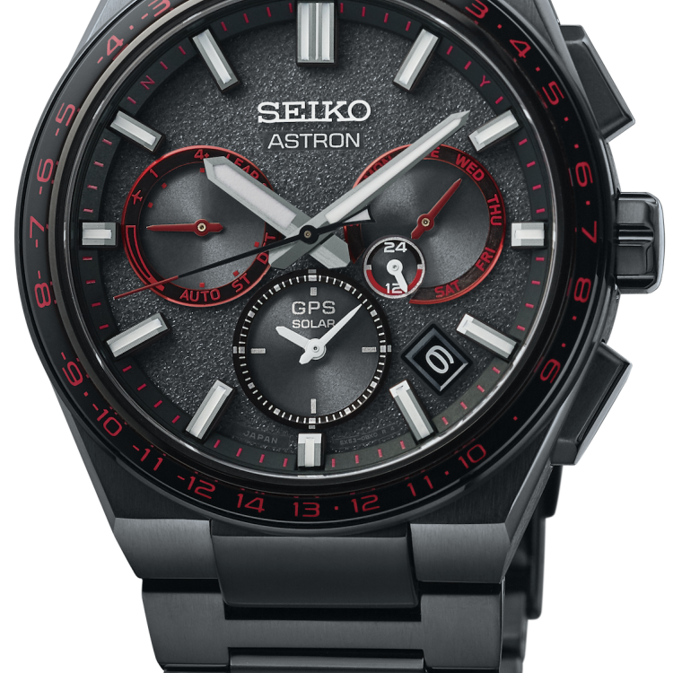 Seiko Astron Watch GPS Solar 5X Dual Time Redshift Limited Edition