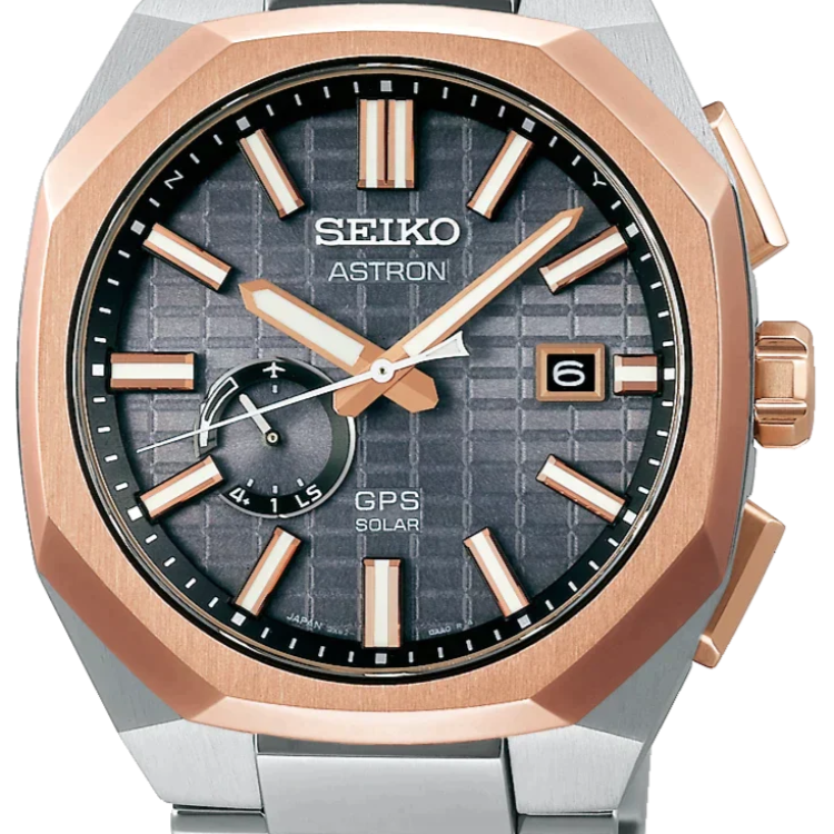 Seiko Astron Watch GPS Solar Rose Gold Crystal Box