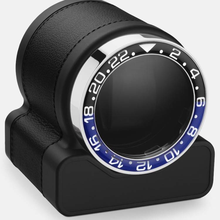 Scatola del Tempo Watch Winder Rotor One Black Batman Bezel - Black