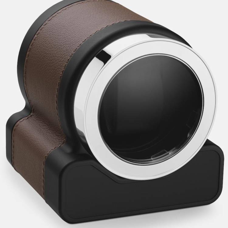 Scatola del Tempo Watch Winder Rotor One Chestnut - Black