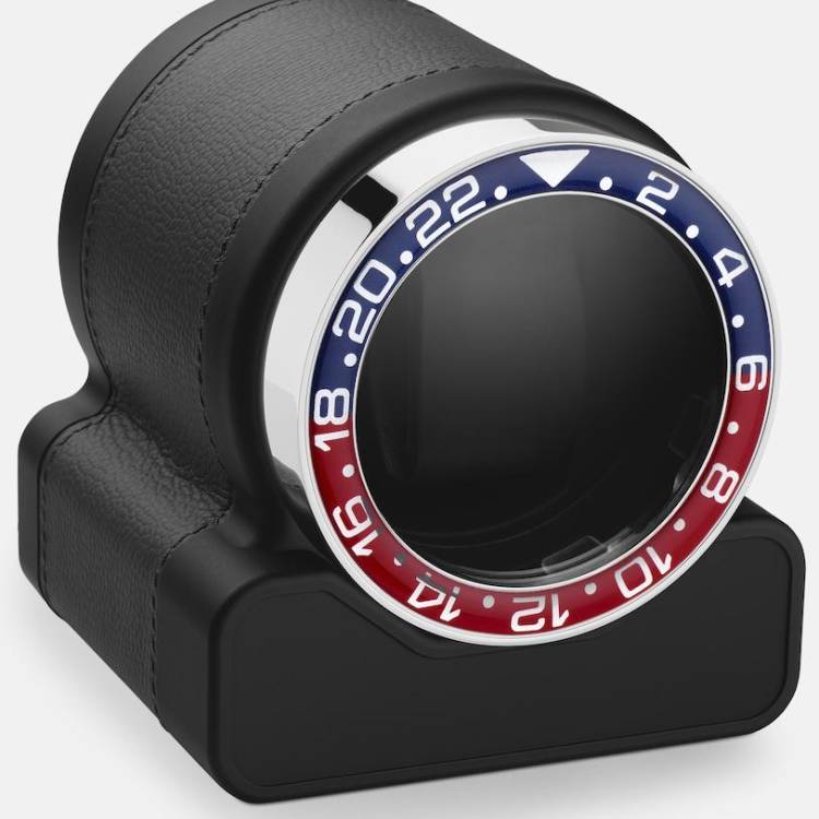 Scatola del Tempo Watch Winder Rotor One Grey Pepsi Bezel - Black