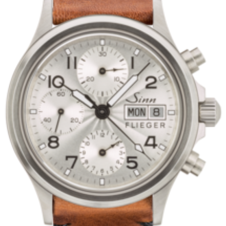 Sinn Watch 356 Sa Pilot III Vintage Cowhide Brown - Silver