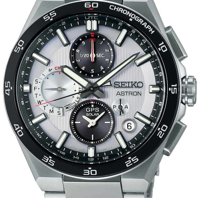 Seiko Astron Watch Silvery Night 5X GPS Solar Chronograph Pre-Order