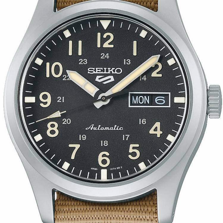 Seiko Watch 5 Sports Field Mens - Black