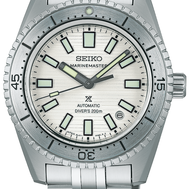 Seiko Watch Prospex White High Water Marinemaster 1965 Divers Reinterpretation Limited Edition