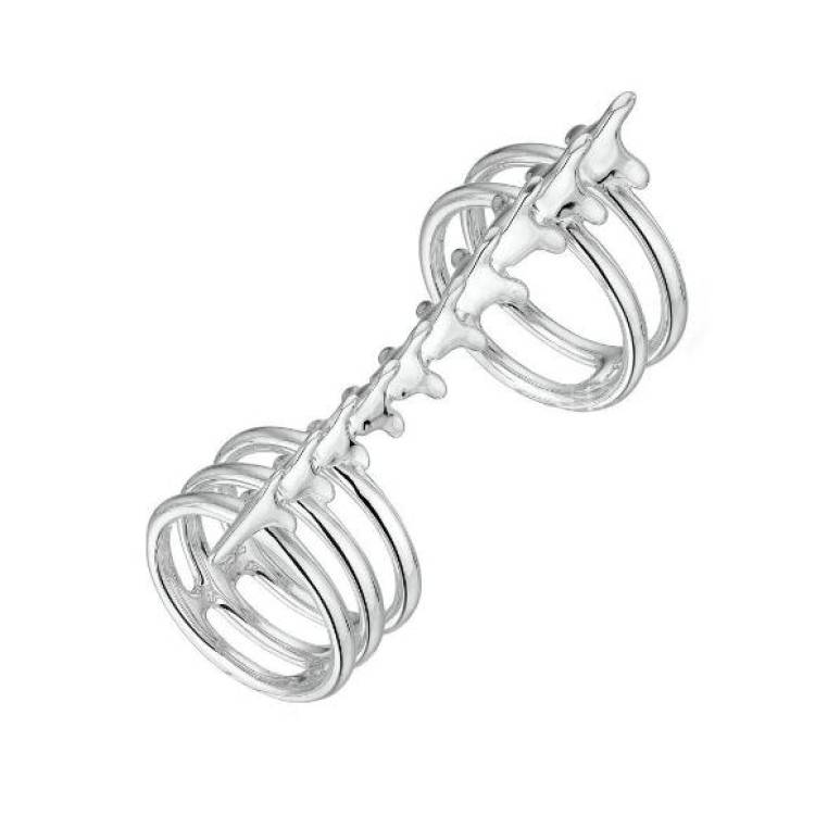 Shaun Leane Serpent Trace Sterling Silver Long Finger Ring - P