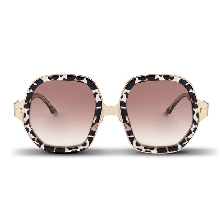 SevenFriday Sunglasses Upper Bridge Cheetah - brown