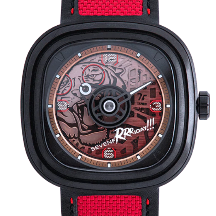SevenFriday Watch T3/04 Tiger Red Edition - Red
