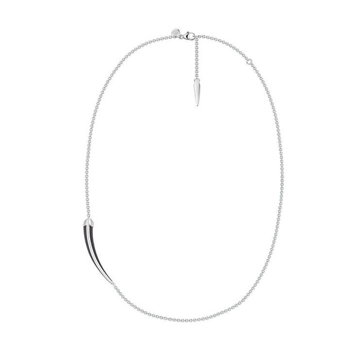 Shaun Leane Sabre Deco Sterling Silver Ceramic Small Necklace - Silver