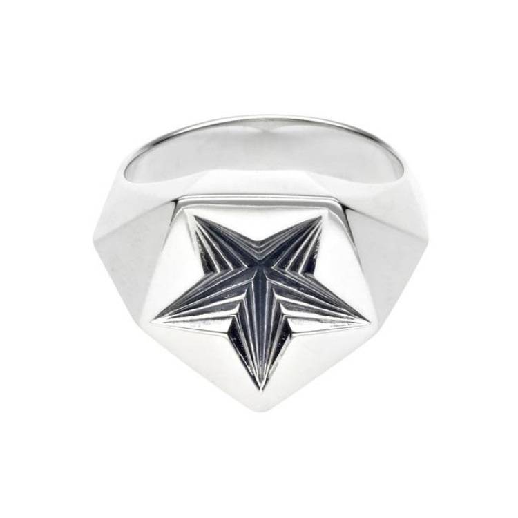 Shaun Leane Sterling Silver Arc Star Ring - S