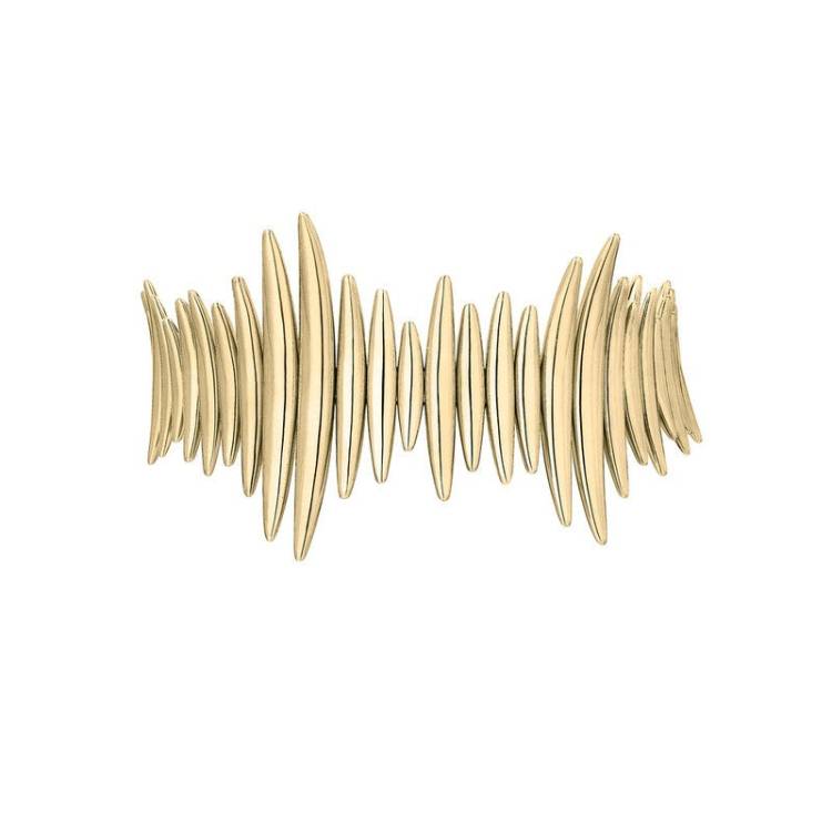 Shaun Leane Quill 18ct Yellow Gold Plated Sterling Silver Multi Bracelet - Silver