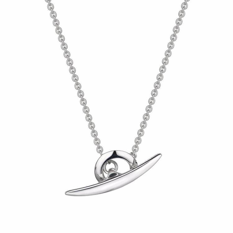 Shaun Leane Arc Sterling Silver T-Bar Necklace - Silver