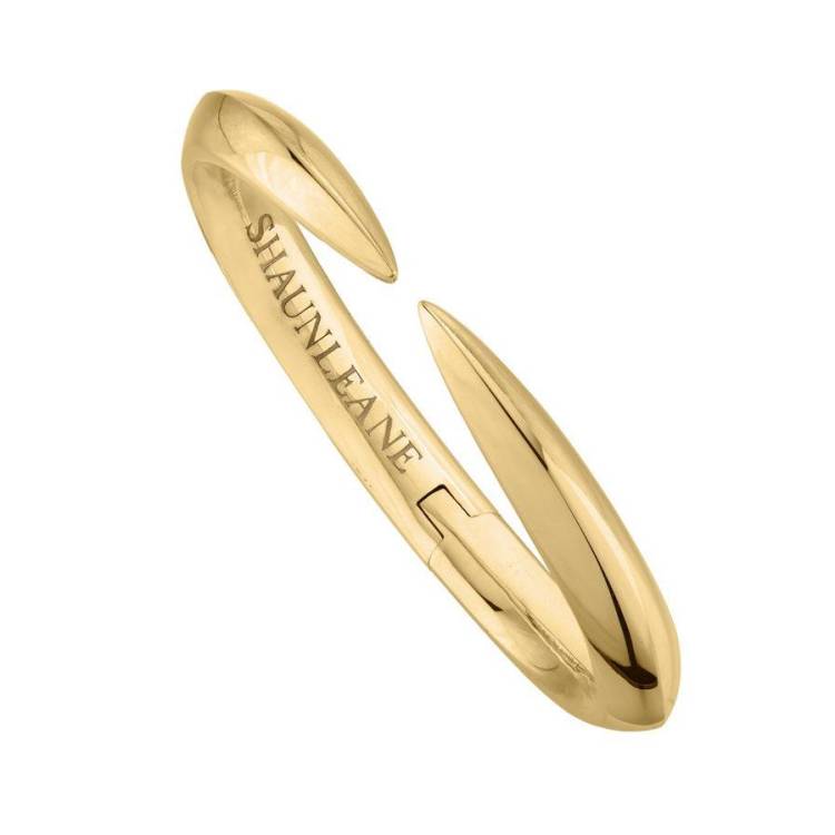 Shaun Leane Arc 18ct Yellow Gold Plated Sterling Silver Cuff - M