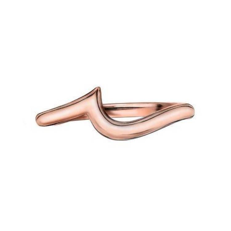 Shaun Leane Entwined 18ct Rose Gold Petal Wedding Ring - O