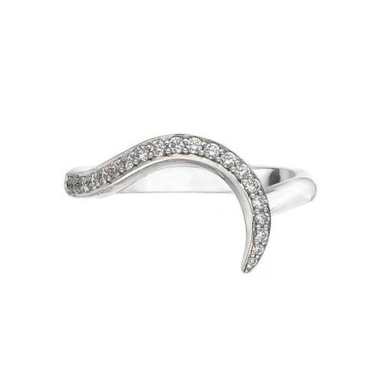 Shaun Leane Entwined 18ct White Gold 0.35ct Diamond Eternity Ring - P