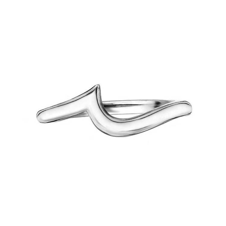 Shaun Leane Entwined 18ct White Gold Petal Wedding Ring - L