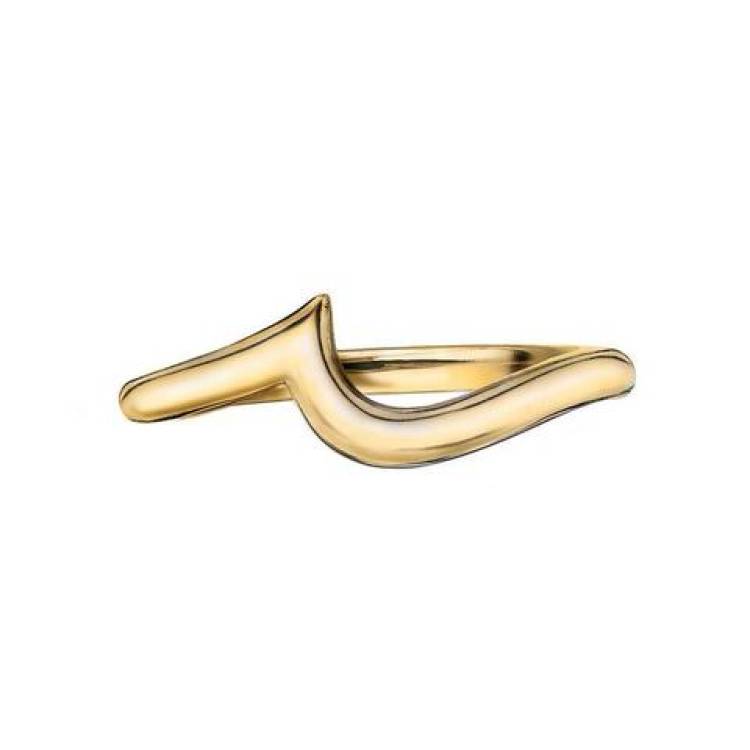 Shaun Leane Entwined 18ct Yellow Gold Petal Wedding Ring - N