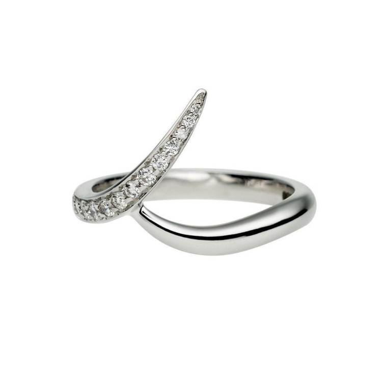 Shaun Leane Entwined Platinum 0.50ct Diamond Outward Wedding Ring - J