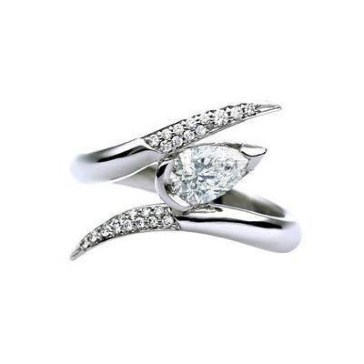 Shaun Leane Entwined Platinum 0.50ct Diamond Ariana Engagement Ring - K