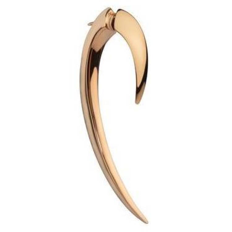 Shaun Leane Hook Single 18ct Rose Gold Plated Sterling Silver Size 1 Earring D - Rose Gold