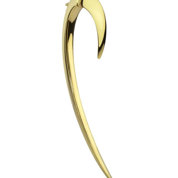 Shaun Leane Hook Single 18ct Yellow Gold Plated Sterling Silver Size 2 Earring - Yellow Gold