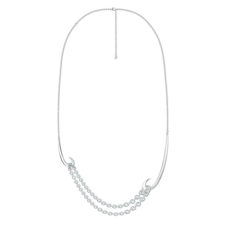 Shaun Leane Hook Sterling Silver Multi Chain Necklace D - Silver