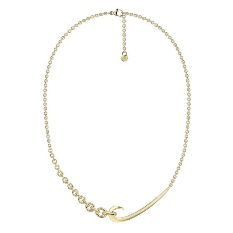 Shaun Leane Hook 18ct Yellow Gold Plated Sterling Silver Chain Choker Necklace - Yellow Gold