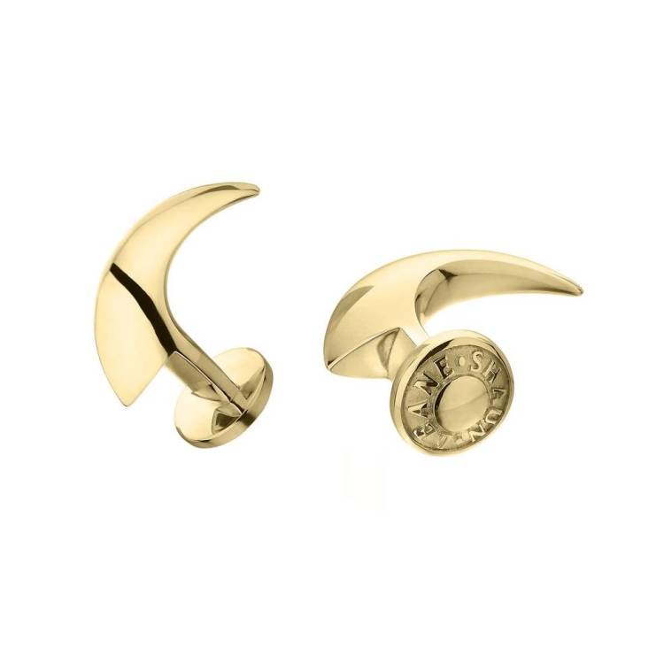 Shaun Leane Hook 18ct Yellow Gold Plated Sterling Silver Cufflinks - Yellow Gold
