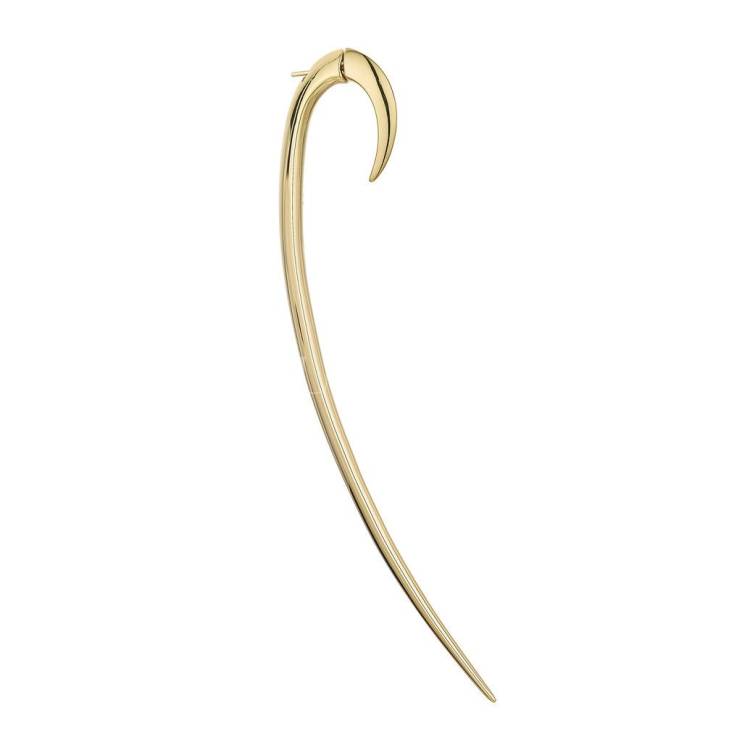 Shaun Leane Hook 18ct Yellow Gold Plated Sterling Silver Single Size 4 Earring - Yellow Gold