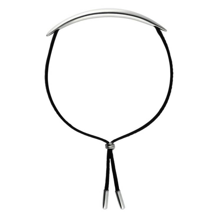 Shaun Leane Quill Sterling Silver Leather Bracelet - Silver
